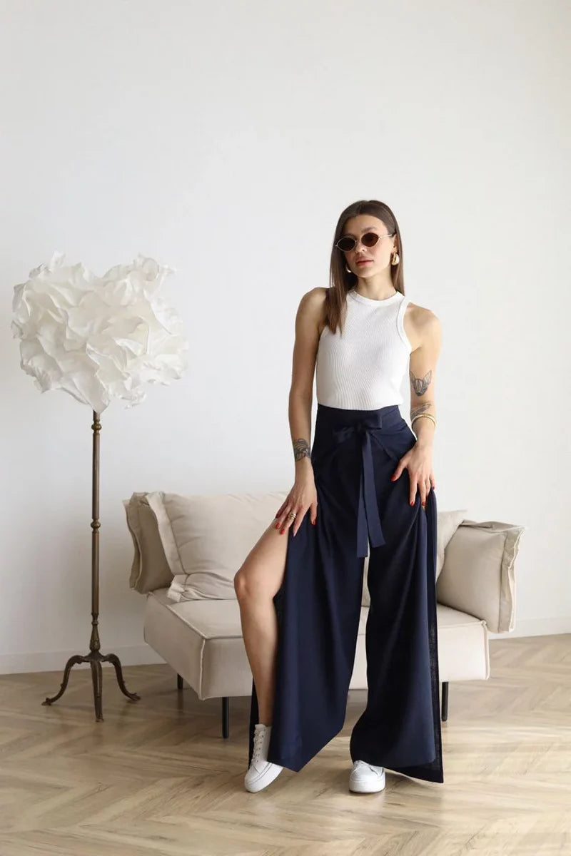 ChicDrape™ Linen Pants