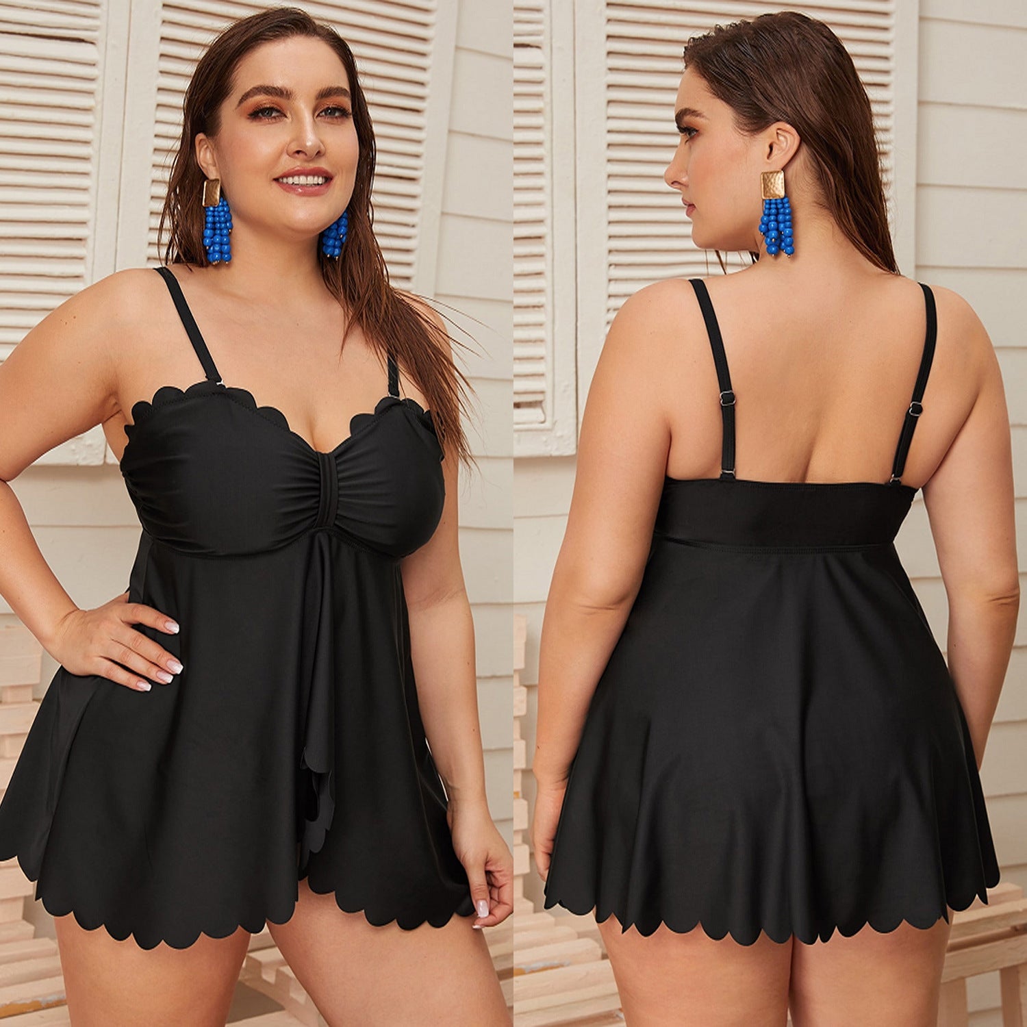 Push-Up Plus Size Bottoms Two Piece Set